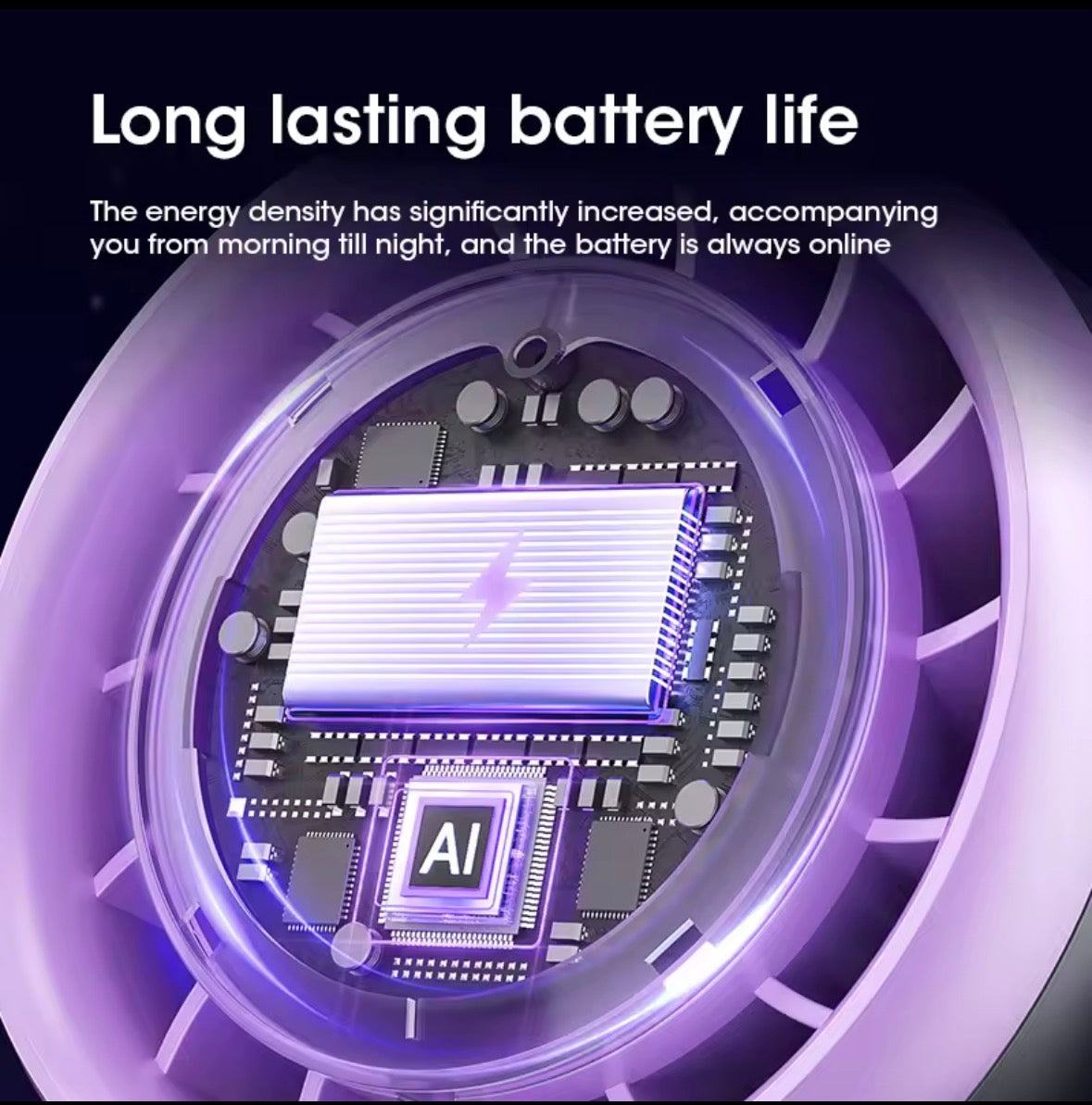 FrostNova fan battery detail